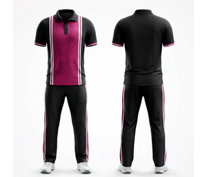 Durable <b>Cricket</b> Uniform Set for Professional Players | Men Women Youth <b>Cricket</b> Wears Polo Shirt and Trouser Full Team - Product Image 3