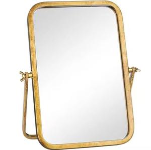 Espejo de Maquillaje de Metal para Mesa de Vanidad, con Soporte, para Mesa de Maquillaje, Baño, Espejo Cosmético - Product Image 6