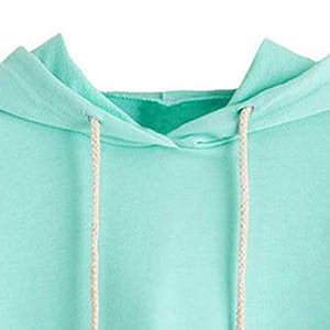 Sudadera con Capucha Corta para Mujer, Elegante y de Alta Calidad, Tejido Transpirable Antipilling, para Invierno, Servicios OEM - Product Image 3