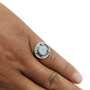 Bague bohème vintage très tendance avec pierre gemme Druzy ronde, design unique et exotique, bijoux pour femme, parfaits pour les fêtes, bijoux bohèmes faits main - Product Image 4