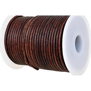 Brown Color Pure <b>Leather</b> Cord Eco Friendly For Jewelry Custom <b>Bracelet</b> Other Home Decor products Natural Crafts - Product Image 1