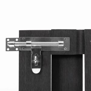 Cancello giardino WPC grigio 39.4 "x 23.6" Design elegante per esterni - Product Image 4