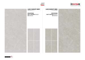 Dalle de porcelaine sculptée mate supérieure 60x120cm 600x1200mm 24x48 Grand format Contemporain Sol Mur Intérieur Extérieur - Product Image 3