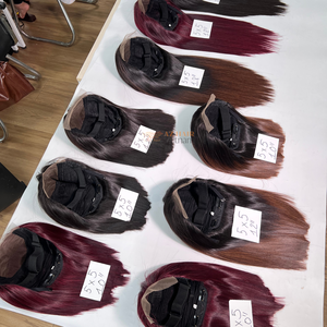 Pelucas de Cabello Humano Vietnamita Virgen, Peluca Bob con Frente de Encaje Suizo 5x5, Cabello Vietnamita con Cutículas Alineadas, Cabello Remy - Product Image 6
