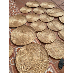 Alfombra Rectangular de Jacinto de Agua, Tejida a Mano y a Máquina, Ecológica y Natural, Hecha a Mano - Product Image 6