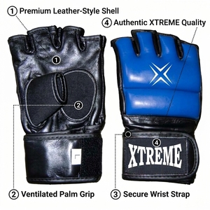 Gants de combat MMA personnalisés pour hommes, doublure respirante, légers, taille personnalisée, marque personnalisée, gants de sparring - Product Image 3