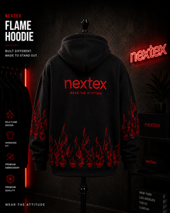 Sweat à capuche Nextex pour homme, coupe classique, en coton French Terry, style streetwear, pour l'automne, avec fermeture éclair, color block, anti-transpiration, 300g - Product Image 6