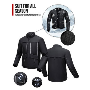 Chaqueta de Motocicleta para Hombre, Chaqueta Textil para Moto, Cordura, para Carreras, Aprobada para Motociclistas, Impermeable, para Todo Clima, de Alta Calidad - Product Image 3