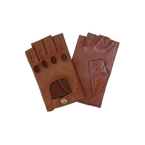 Unisex Customized Real Soft Leather <b>Driving</b> <b>Gloves</b> with Adjustable Wrist Strap High Quality Material All Seasons Protection - Product Image 4