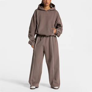 Conjunto Deportivo de 2 Piezas para Hombre, Modelo 2026, con Capucha, Reversible, de Secado Rápido, con Bloques de Color, Diseño de Logotipo Personalizado - Product Image 1