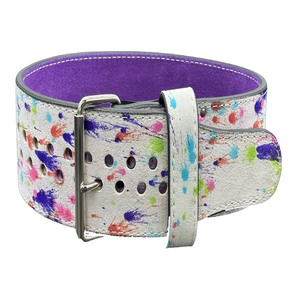 Cinturón de Levantamiento de Pesas de Cuero Genuino Premium con Hebilla de Palanca, Cinturón de Entrenamiento Ajustable para Gimnasio - Product Image 1