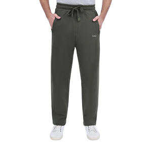 <b>Mens</b> Fleece Sweatpants <b>Elastic</b> Drawstring Waist Straight Leg Jogger Pants Casual Winter Lounge Gym Training Pocket <b>Trousers</b> - Product Image 1