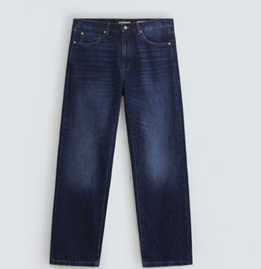 Men's Women's <b>Light</b> Multiple Color Loose Fit Denim Jeans Casual Washed Wide Leg Style Summer Wear Denim Jacket Pant Baggy Styles - Product Image 3