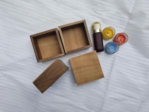 Cuenco de Madera Rústico Hecho a Mano para Velas |   Contenedor Decorativo para Velas de Lujo - Product Image 4