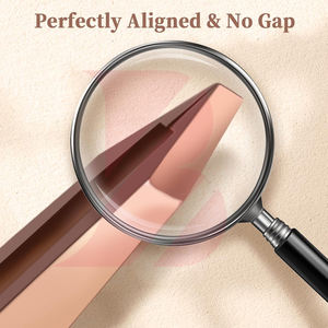 Logo personnalisé, poignée antidérapante, meilleur fournisseur, qualité supérieure, outils de beauté en acier inoxydable durables, pointe inclinée pour l'épilation - Product Image 3