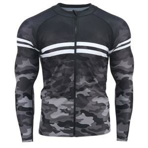 Garde-éruption à manches longues avec LOGO personnalisé MMA Rush Guard grande taille à compression prix de gros - Product Image 1