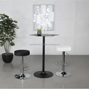 Table de salle à manger ronde de luxe faite à la main, base en acier inoxydable, tables de banquet de mariage pour chambre à coucher, fabriquées en Inde, grand grossiste - Product Image 4
