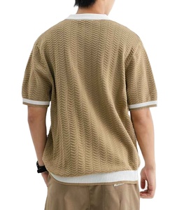 เสื้อโปโลผู้ชาย ผ้าผสมโพลีเอสเตอร์คอตตอนพรีเมียม แขนสั้น สวมใส่สบาย ทรงหลวม เหมาะสำหรับใส่ในฤดูร้อน ใส่ลำลองทุกวัน หรือใส่ทำกิจกรรมกลางแจ้ง - Product Image 4