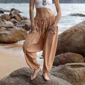 Women's <b>Sequin</b> Embroidered Viscose/Cotton Kimono Robe with Deep V Neck High Cut Bottom Bandeau Bra Ruffles Eco-Friendly Fabric - Product Image 4