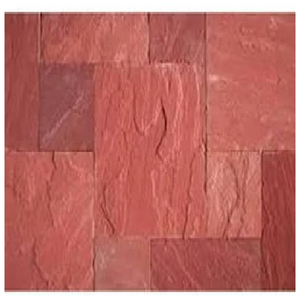 Carreaux de pierre rouge naturelle de Jodhpur pour revêtements muraux, revêtements de sol, pavage extérieur et projets d'aménagement paysager - Product Image 3