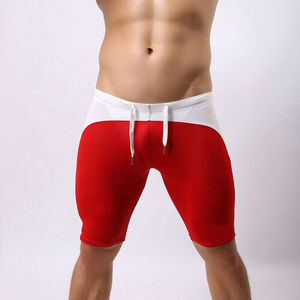 Shorts de course à compression à séchage rapide pour hommes, taille mi-haute, pour la gym et le fitness, avec logo couleur personnalisé et cordon de serrage - Product Image 3