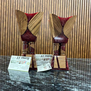 Elegant Wood <b>Resin</b> Multi Color Available Bakhoor Burner Customizable Eco-Friendly Incense Holder for Home Decor Ramadan Mubarak - Product Image 5