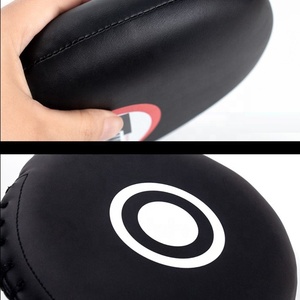 Genuine Leather High-End Boxing Punching Paddle Wholesale Boxing Training Twins Kicking Paddle Custom Logo Kickboxing Paddles - Product Image 6