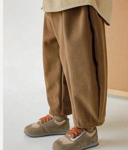 Pantalon Droit Garçon En Gros Séchage Rapide Taille Élastique Uni Tendance Automne Décontracté Pour Enfants - Product Image 3