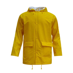Waterproof Reversible Hooded Zipper Men's <b>Rain</b> Suit 2-Piece Set 100% Polyester Fashionable Travel <b>Jackets</b> Pants Customizable - Product Image 5