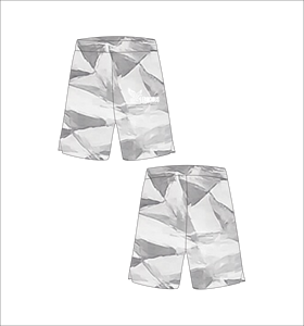 FEROCIOUS CLOTHING - Pantalones Cortos Deportivos para Hombre con Diseño de Galaxia Impreso Personalizado, Ropa de Combate con Transferencia de Calor, Ropa de Entrenamiento para Gimnasio - Product Image 2