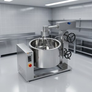 Chaudière à vapeur rotative à induction Amicook 380V/440V, appareil de cuisine automatique grande capacité, électrique et inclinable - Product Image 4