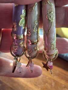 Modern Vintage Style Resin Brass <b>Bangles</b> Unique Design Fashionable Charm <b>Bracelets</b> Fancy Gifts for Women's Parties - Product Image 5