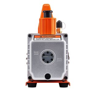 Kit Pompa Vuoto Rotativa Monostadio 1/3 HP per HVAC, 4 CFM, con Manometro AC e Set Manometri Collettore Refrigerante A/C, Componenti per Sistemi HVAC - Product Image 5