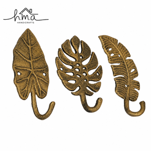 Solid Brass Long Wall Hook with Floral Engraved Design Heavy Duty <b>Coat</b> Hook Towel <b>Robe</b> Hat Bag Holder Decorative Home Decor - Product Image 2