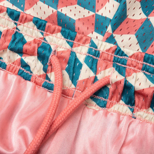 Shorts en maille pour hommes, taille élastique avec cordon de serrage, coupe confortable, séchage rapide, pour l'entraînement, le sport, la gym et la course à pied - Product Image 3