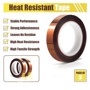 2 Rotoli di Nastro Resistente al Calore 10mm X 16m (52FT) per Trasferimento Termico e Sublimazione Senza R - Product Image 2