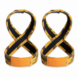 Heavy Duty <b>Weight</b> Training Support Figure 8 Straps Unisex Weightlifting Straps Strong Grips <b>Trainer</b> Heavy Duty Figure 8 Strap - Product Image 2