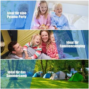 Sacco a Pelo Impermeabile per 2 Persone con 2 Comodi Cuscini per Avventure all'Aperto - Product Image 4