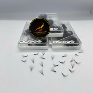 Extensions de cils volume faites à la main en gros 0.05 0.07 10D, fournitures de cils individuels doux, plateaux d'extensions de cils avec logo personnalisé - Product Image 4