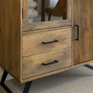 Vandana Optima Lunaris <b>Tall</b> Mango Wood Display <b>Cabinet</b> - Product Image 6