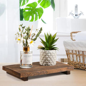 ชุดขาตั้งแท่นไม้แบบตั้ง2ชั้นทำจากไม้ไรเซอร์สบู่สำหรับห้องน้ำบ้านเคาน์เตอร์ห้องครัว - Product Image 4