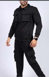 Conjunto Deportivo Personalizado Transpirable de Invierno para Hombre, Sudadera con Capucha de Alta Calidad, Conjunto Deportivo con Logotipo Personalizado al por Mayor, Ropa Deportiva Urbana - Product Image 2