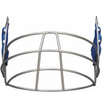 Casque de cricket en acier titane de qualité supérieure avec logo et couleur personnalisés, casque de sécurité grillagé pour le cricket