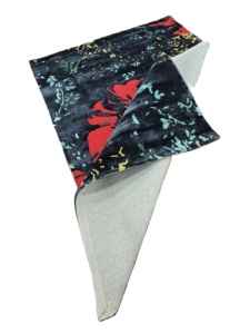 ชุดพรมกันลื่นทำมือดีไซน์ทันสมัยแนวอินเดีย100% ขนสัตว์สูงสำหรับห้องนั่งเล่นลายแอบสแตรก - Product Image 5