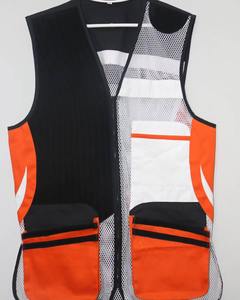 Chaleco de tiro al canto para hombre, transpirable, con malla y hombreras acolchadas, chaleco deportivo de tiro al canto con múltiples bolsillos, venta al por mayor OEM - Product Image 4