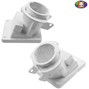 ฐานเสียบแบบมีหน้าแปลนพลาสติก ABS ฉีดขึ้นรูปตามสั่ง OEM | ผู้ผลิตตัวเรือนชิ้นส่วนไฟฟ้าแบบติดตั้งบนกระบอกสูบสำหรับงานหนัก - Product Image 6