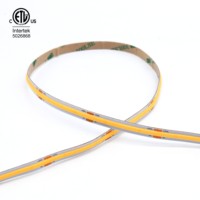 Tek renk 480leds doğal beyaz koçan Led şerit işık 24v IP20 Flex Cob Led şerit ticari aydınlatma için 4000K 12w Cob şerit