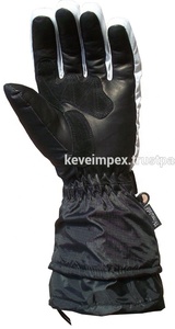 Gants de ski d'hiver chauffants électriques Batterie rechargeable Snowboard Moto Racing Cyclisme Imperméable Hommes Femmes Cuir Logo USA - Product Image 4