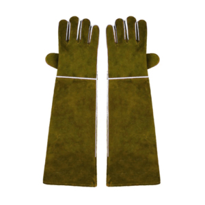 Guantes de Soldador de Cuero Vacuno de Primera Calidad, Guantes de Trabajo de Protección Industrial, Guantes Largos y Resistentes para Soldadura TIG - Product Image 4