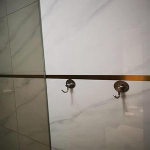 Porte-manteau, porte-chapeau, porte-sac, porte-serviette mural multifonction en métal avec double crochet - Product Image 1